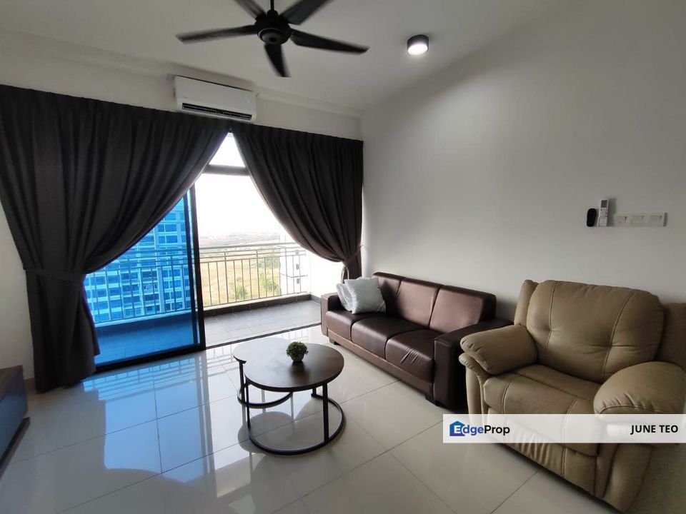 Fully Furnished Good Condition High Floor Low Density 3room Apt @ Seri Austin Residence for Rent, Johor, Johor Bahru
