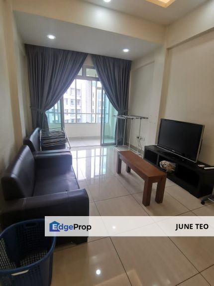 High Floor Pool View Spacious Fully Furnished 3room Apt @ Midori Green for Rent, Johor, Johor Bahru