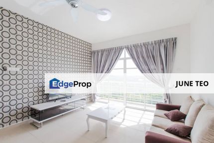 Good Condition High Floor Fully Furnished 3room Apt @ Nusa Heights for Rent, Johor, Gelang Patah