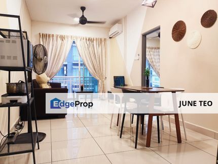 Fully Furnished End Lot Unit Move in Condition 1room Apt @ Aliff Residences Apartment for Rent, Johor, Johor Bahru