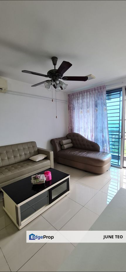 High Floor Unblock City View Good Condition Fully Furnished 2room Apt @ D'ambience for Rent, Johor, Permas Jaya/Senibong