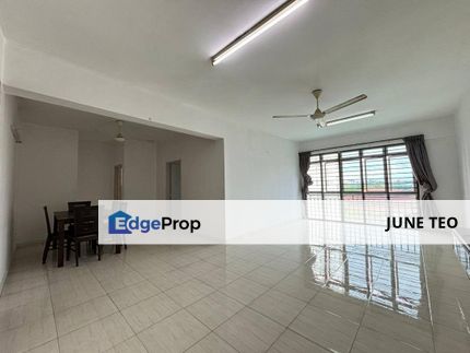 Strategic Location Spacious Good Condition Partial Furnished Low Floor 3room Apt @ Pulai View for Rent, Johor, Johor Bahru