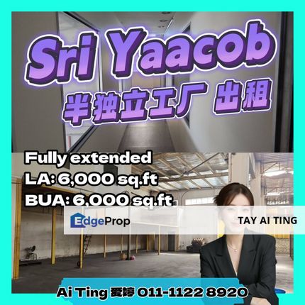 Skudai Sri Yaacob Semi D Factory, Johor, Skudai