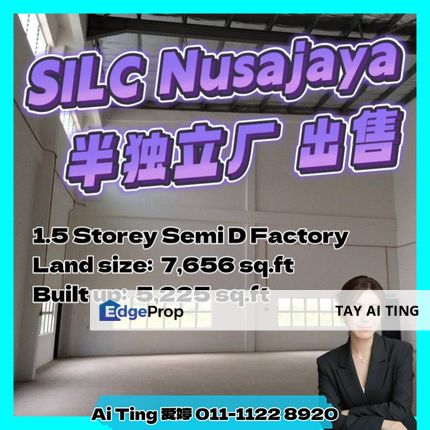 SILC Nusajaya Gelang Patah Semi D Factory, Johor, Johor Bahru