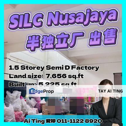SILC Nusajaya Gelang Patah Semi D Factory, Johor, Johor Bahru