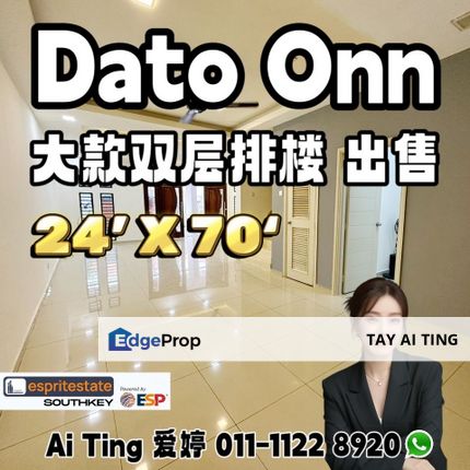 Double Storey Terrace House in Bandar Dato Onn, Johor, Johor Bahru