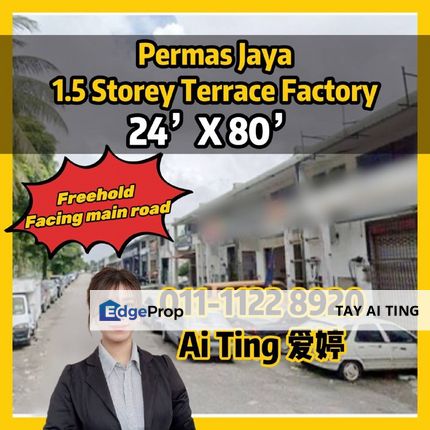 Permas Jaya 1.5 Storey Terrace Factory, Johor, Masai