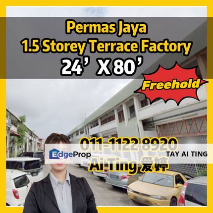 Permas Jaya 1.5 Storey Terrace Factory, Johor, Masai