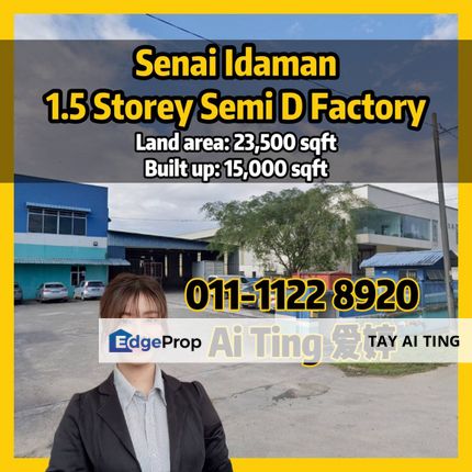 Senai Idaman Semi D Factory, Johor, Senai