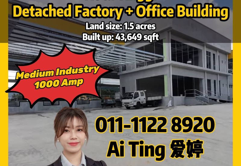 Kota Tinggi Detached Factory Medium Industry