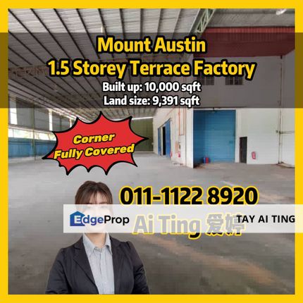 Mount Austin 1.5 Storey Terrace Factory Corner Lot, Johor, Johor Bahru