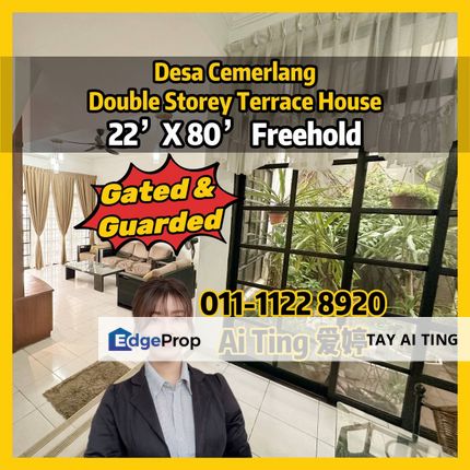 Desa Cemerlang Double Storey Terrace House, Johor, Ulu Tiram