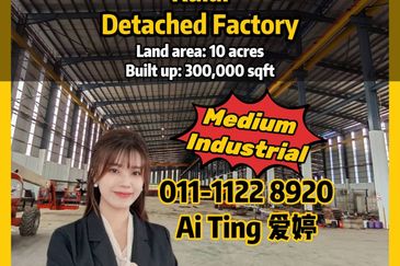 Kulai Detached Factory Medium Industrial