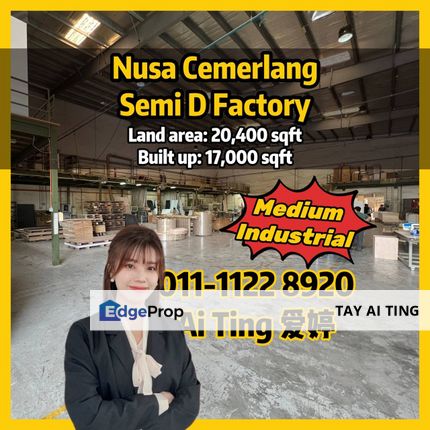 Nusa Cemerlang Semi D Factory, Johor, Gelang Patah