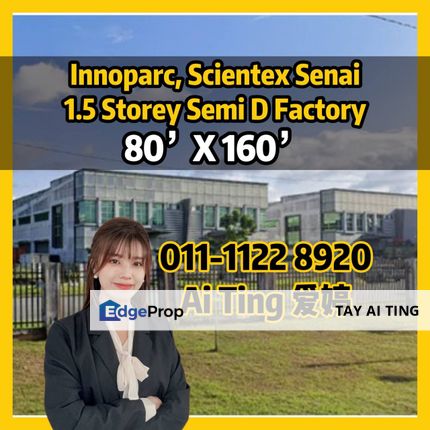 Innoparc Scientex Senai 1.5 Semi D Factory, Johor, Senai