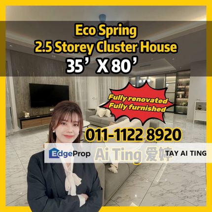 Eco Spring 2.5 Storey Cluster House, Johor, Johor Bahru