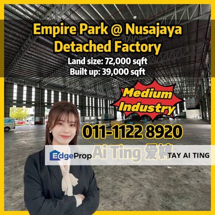 Empire Park Nusajaya Detached Factory Medium Industry, Johor, Gelang Patah