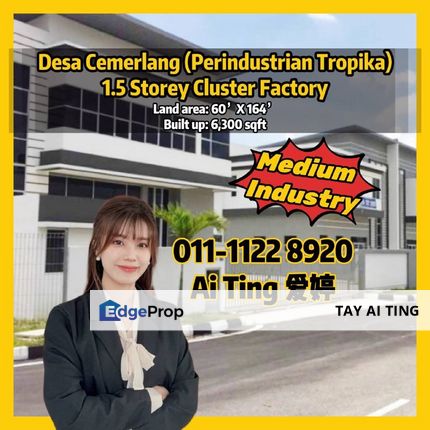 Desa Cemerlang Cluster Factory Medium Industry, Johor, Ulu Tiram