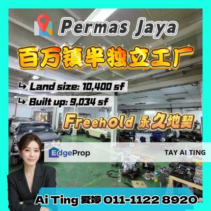 Permas Jaya Semi D Factory , Johor, Masai