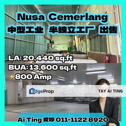 Nusa Cemerlang Semi D Factory Medium Industry, Johor, Gelang Patah