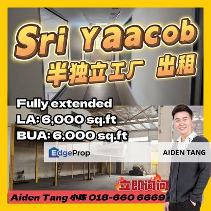 Skudai Sri Yaacob Semi D Factory, Johor, Skudai