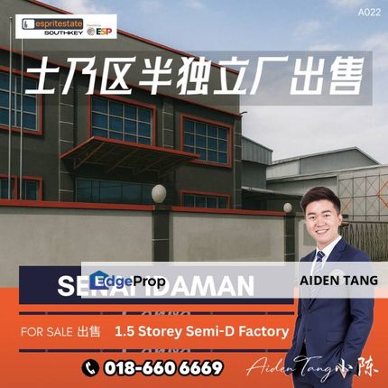 Senai Idaman Semi D Factory, Johor, Senai