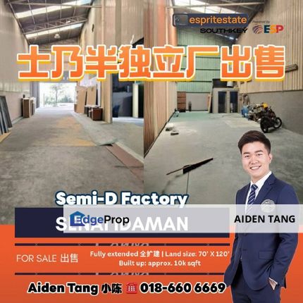 Senai Idaman Semi D Factory, Johor, Senai