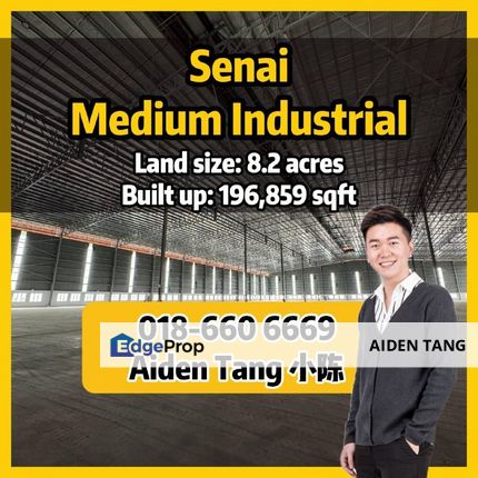 Senai Detached Factory Warehouse Medium Industry, Johor, Senai