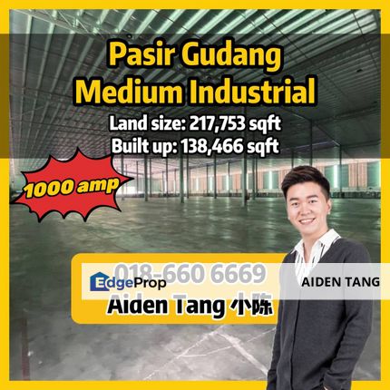 Pasir Gudang Detached Factory Warehouse Medium Industrial, Johor, Pasir Gudang