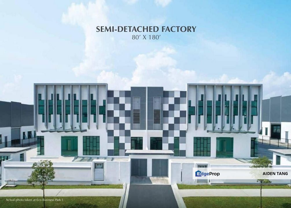 Eco Business Park 1 Semi D Factory near Kempas / Dato Onn (Medium Title), Johor, Johor Bahru