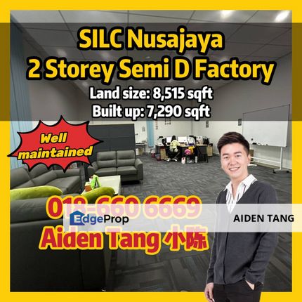 SILC Nusajaya 2 Storey Semi D Factory, Johor, Johor Bahru