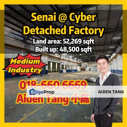 Senai Cyber Detached Factory Medium Industrial, Johor, Senai