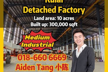 Kulai Detached Factory Medium Industrial