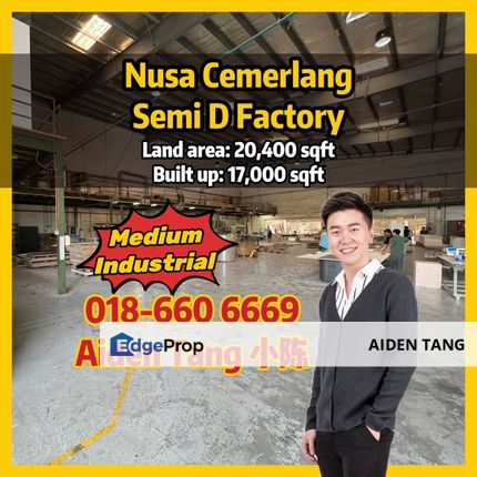 Nusa Cemerlang Semi D Factory, Johor, Gelang Patah