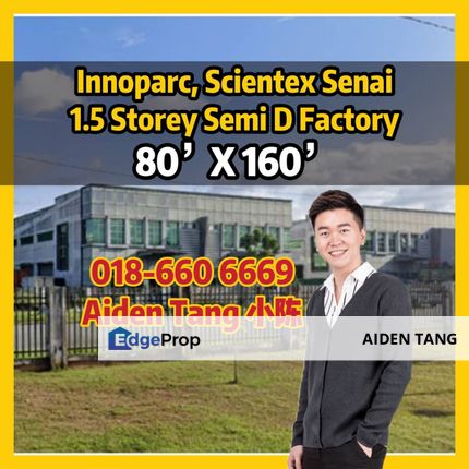 Innoparc Scientex Senai 1.5 Semi D Factory, Johor, Senai