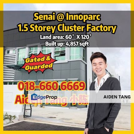 Innoparc Scientex Senai 1.5 Storey Cluster Factory, Johor, Senai