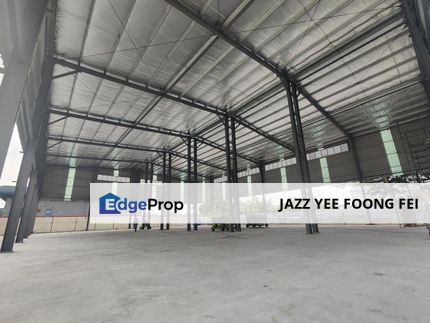 TPP🔥Taman Perindustrian Puchong【Factory cum Warehouse】with Large Land for Rent, Selangor, Puchong