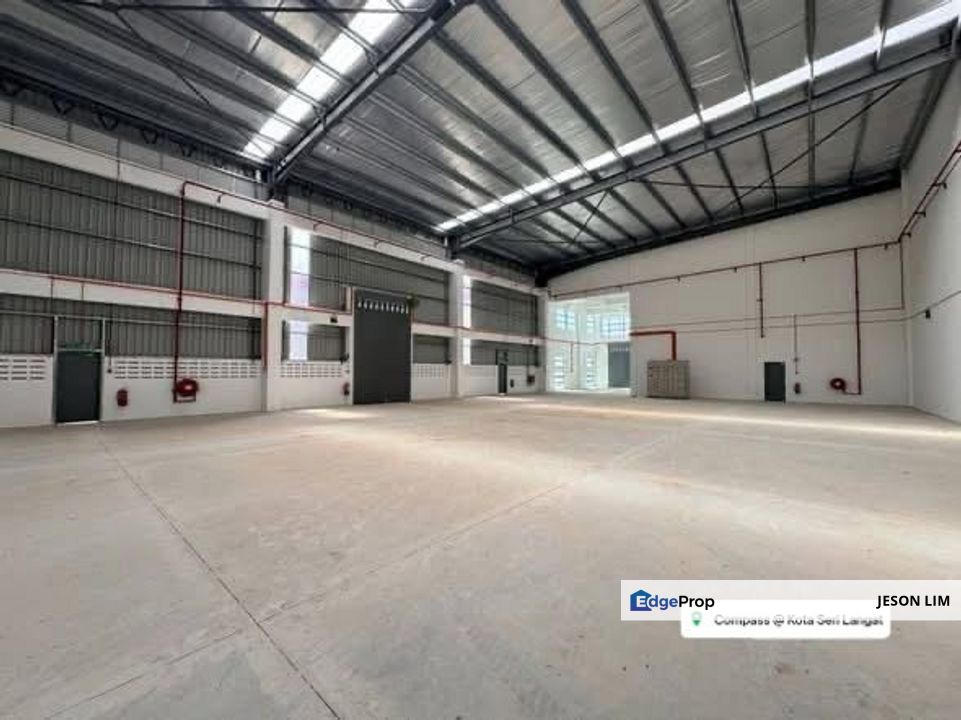 Compass Banting @New 3 Sty Semi-D Factory Builtup 8,820sqft @200Amp For Rent, Selangor, Banting