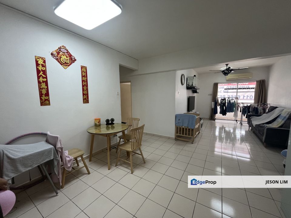 Gated Pelangi Height Apartment Klang @Fully Furnished 1109 sqft 3R2B for Sale , Selangor, Klang