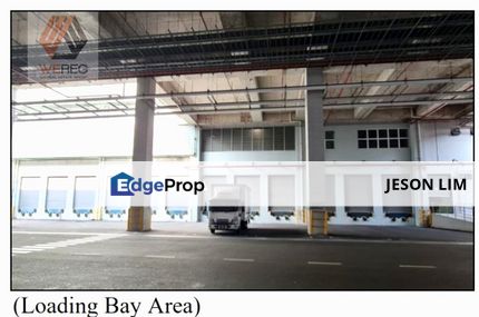 Shah Alam Seksyen 22 Logistics Warehouse with Office & 12Loading Bay 65,886sqft @3ton/m3 @Height 10m @300Amp for Rent RM152k, Selangor, Shah Alam