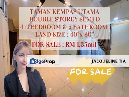 Semi Detached Taman Kempas Utama , Johor, Johor Bahru