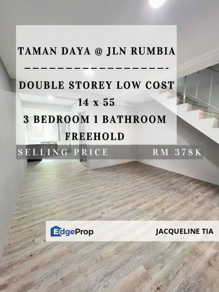 Double Storey Low Cost House @Taman Daya, Johor, Johor Bahru