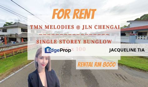 Taman Melodies Bungalow Unit For Rent, Johor, Johor Bahru