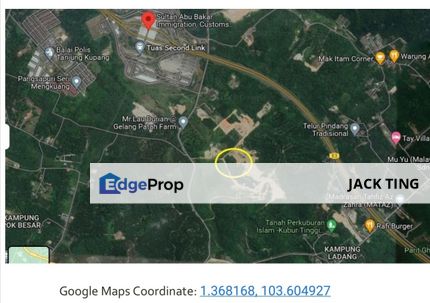 Tanjung Kupang Agricultural Land For Sale, Johor, Johor Bahru