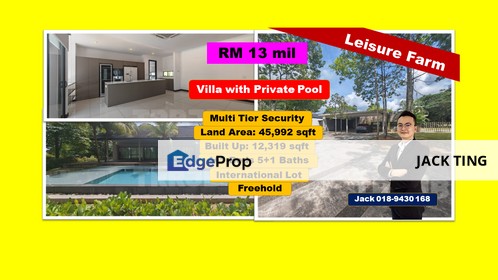 Leisure Farm Johor Villa Semi D and Link House for Sale, Johor, Gelang Patah