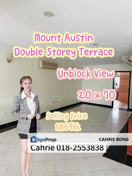 Mount Austin Double Storey Terrace Unblock View, Johor, Johor Bahru
