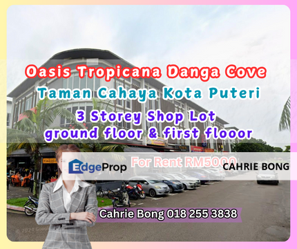Taman Cahaya Kota Puteri 3 Storey Commercial Shoplot , Johor, Masai