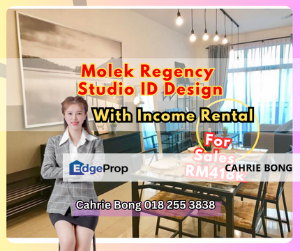 Molek Regency Studio ID Design Fully Furnished For Sales, Johor, Johor Bahru