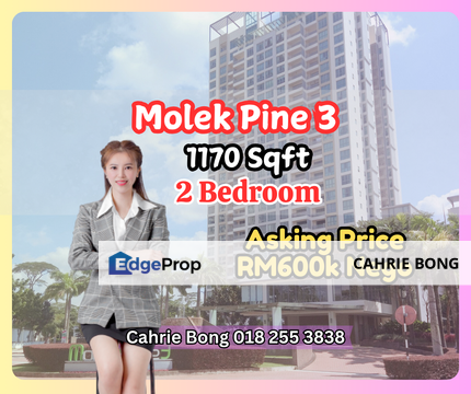 Molek Pine 3，2 Bedroom For Sales, Johor, Johor Bahru