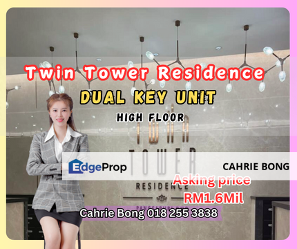 Twin Tower Residence Near CIQ Dual Key For Sales, Johor, Johor Bahru